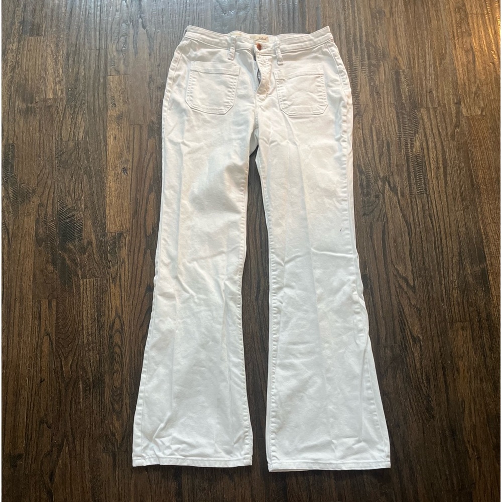 White Flare Jeans